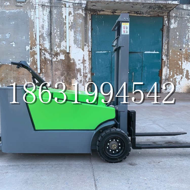 万荣县小型电动叉车1吨2吨步行站驾式电瓶堆高充电装卸车液压升降车铲车